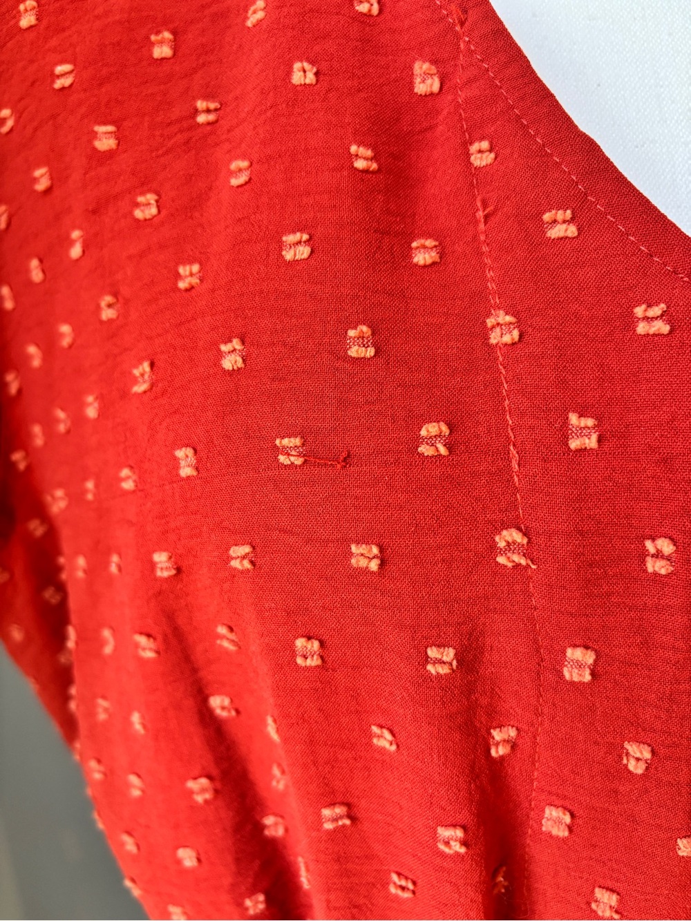 Orange Short-Sleeve Smocked-Waist Maxi Dress - Size XL - Picture 8 of 11